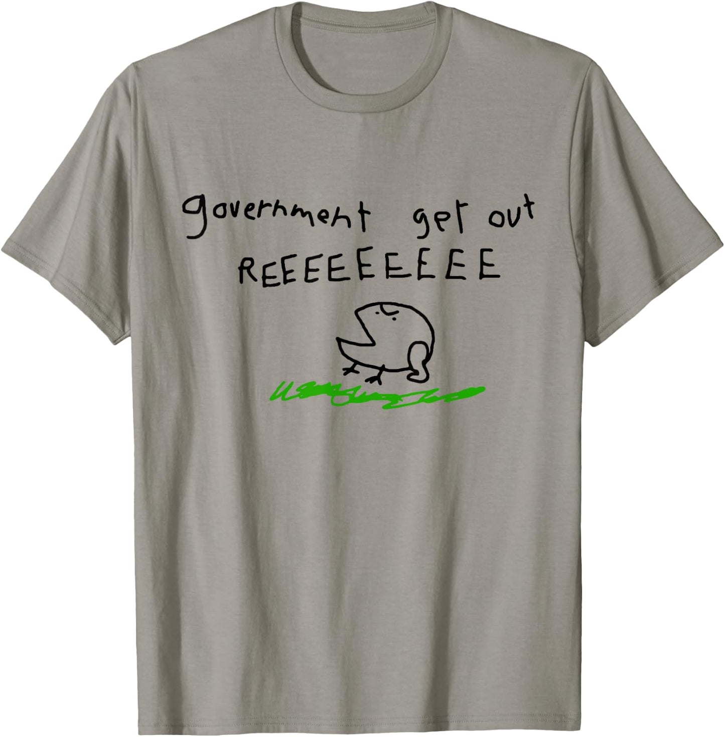 GADSDEN FROG - Don't Tread PLZ REEEEEE Flag USA Meme Shirt T-Shirt - T-Shirt | Sand