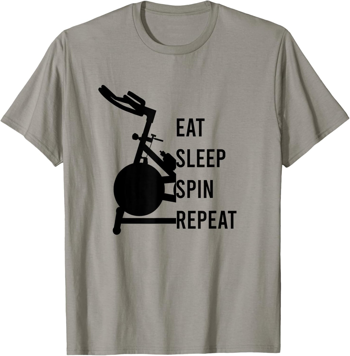 Spinning Class, Spin Bike, Stationary Bike, Indoor Cycling T-Shirt - T-Shirt | Sand
