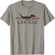 Lab Dad Labrador Retriever Dog Owner Father T-Shirt - T-Shirt | Sand