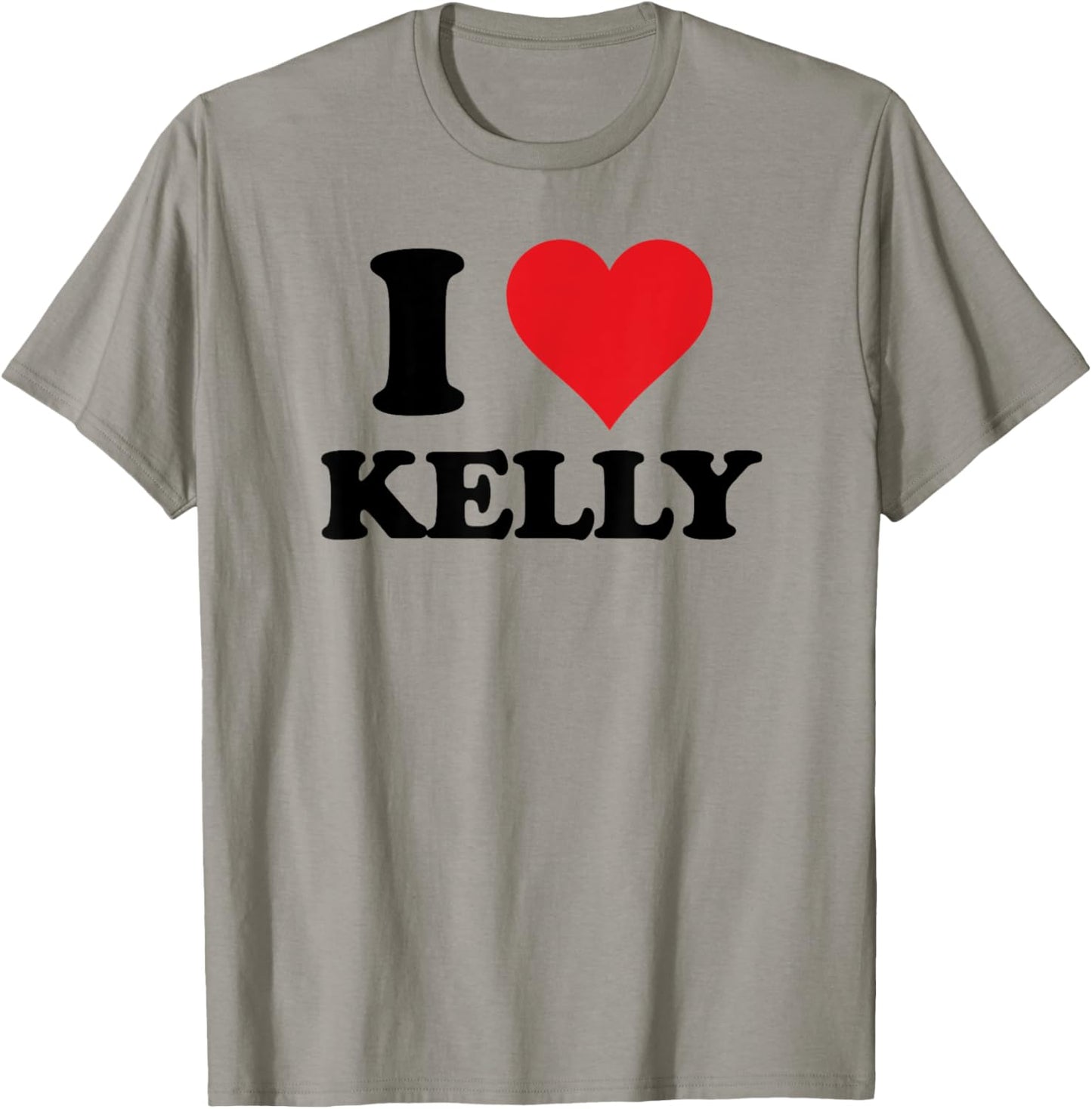 I Heart Kelly First Name I Love Personalised Stuff T-Shirt - T-Shirt | Sand