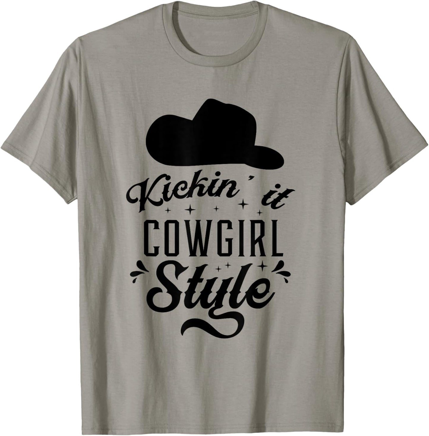 Princess Cowboy Hat Western Cowgirl Girls Line Dance Gift T-Shirt - T-Shirt | Sand