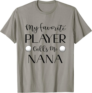 Golf My Favorite Player Calls Me Nana Grandma T-Shirt - T-Shirt | Sand