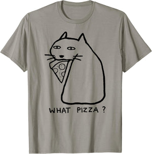 Threadless Fox Shiver What Pizza Black Cat Graphic Women Kids T-Shirt - T-Shirt | Sand