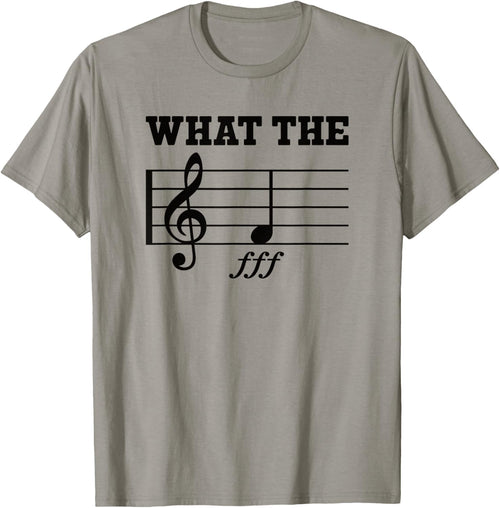 What The F Music Note Funny Musician