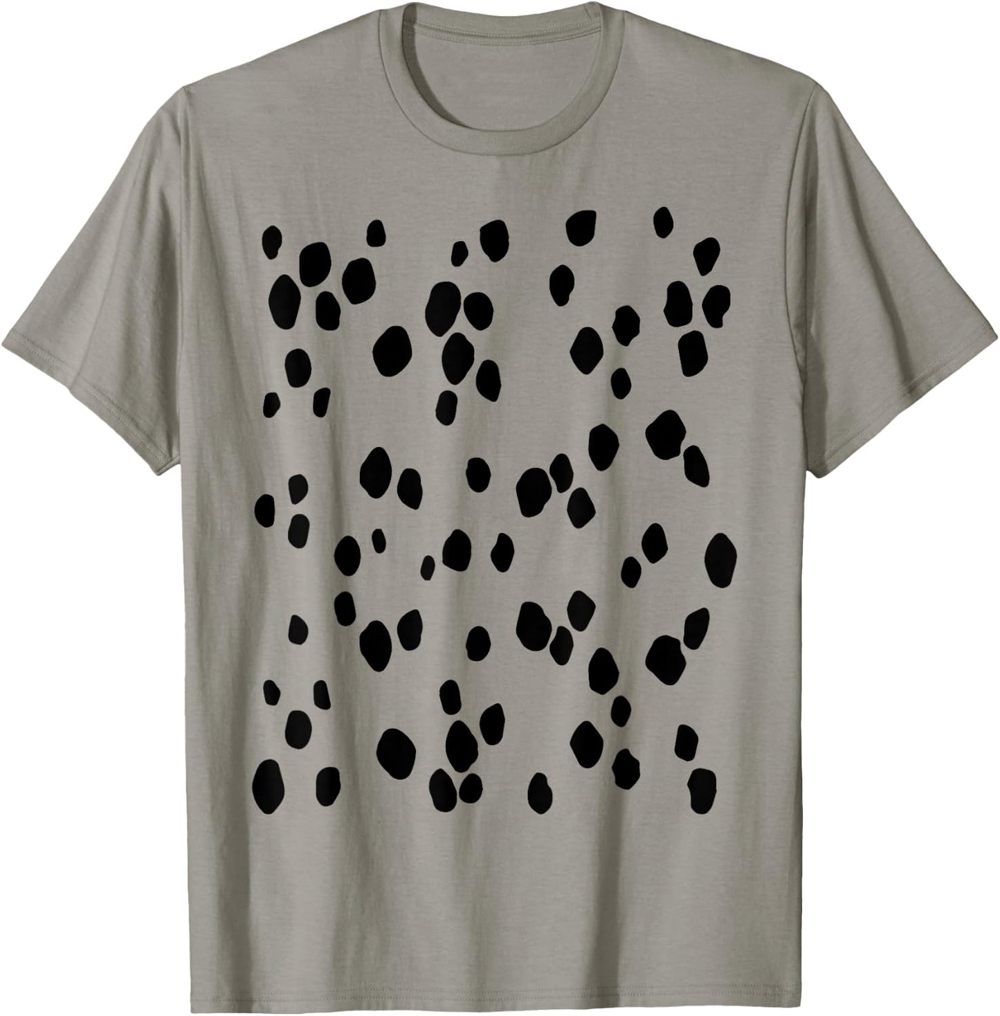 Dalmatian dog spots pattern for lazy halloween costume Men Women Kids T-Shirt - T-Shirt | Sand