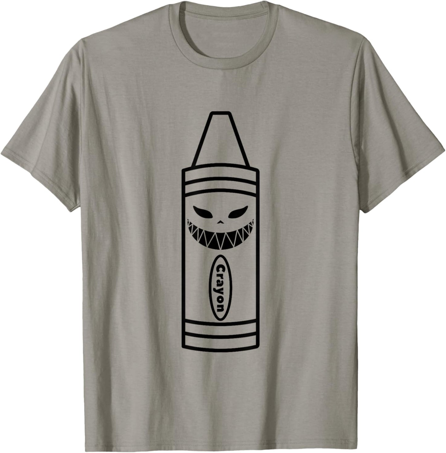 Scary Crayon Box Halloween Easy Costume Couples Adults Kids T-Shirt - T-Shirt | Sand