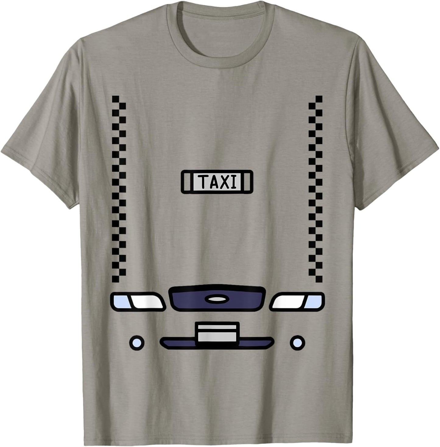 Halloween Budget Costume Yellow Taxi Funny T-Shirt - T-Shirt | Sand