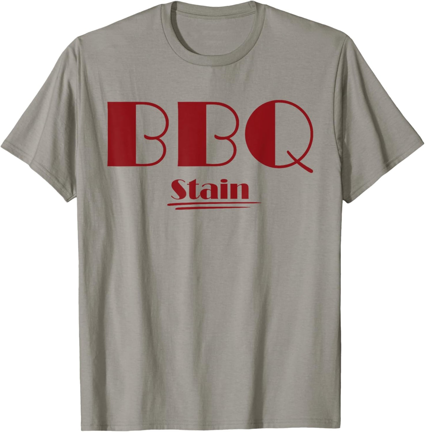 BBQ Stain On My White T-Shirt - T-Shirt | Sand