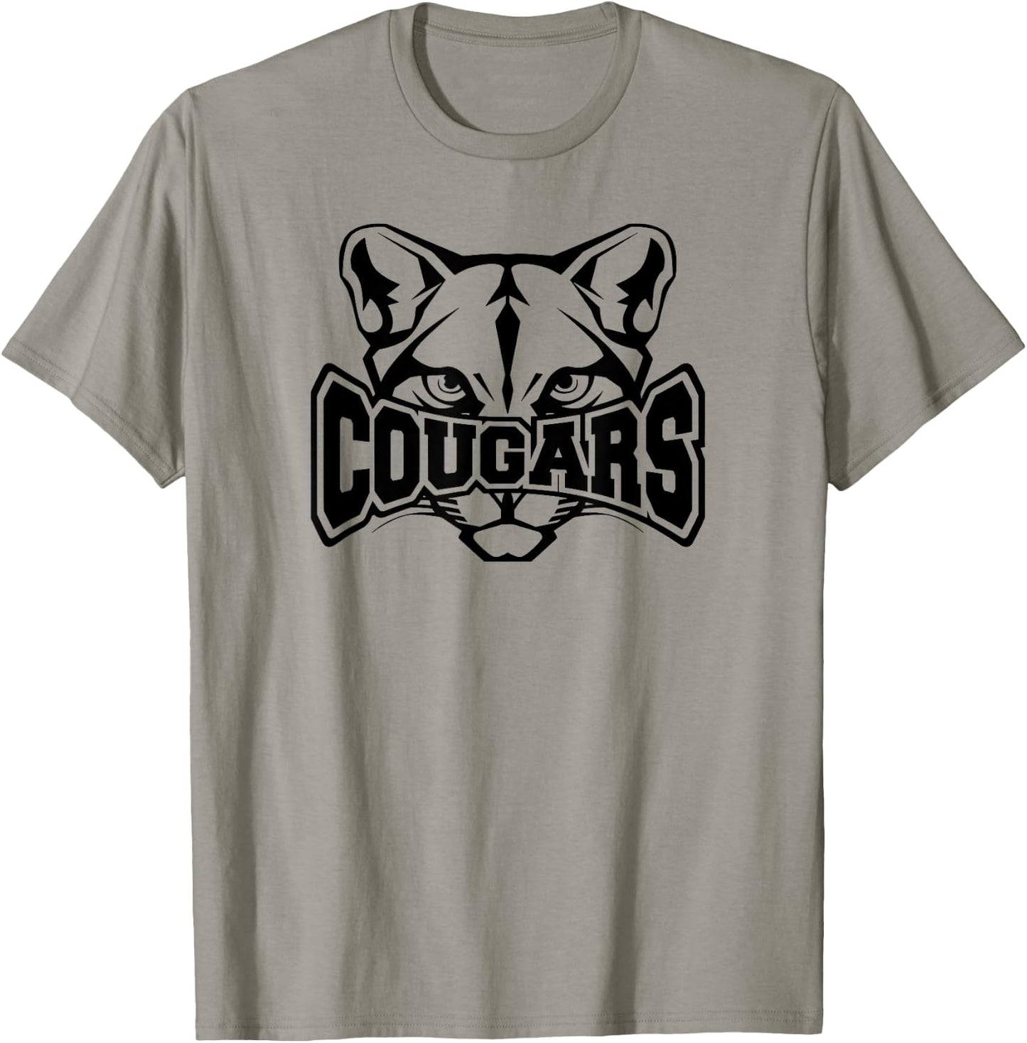 Cougars Teacher Student School Sports Fan Team Spirit T-Shirt - T-Shirt | Sand