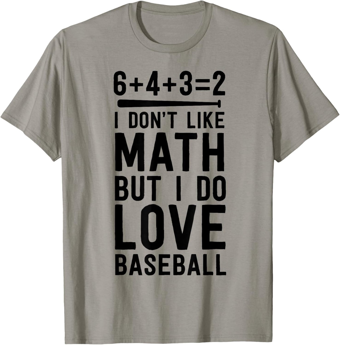 Funny Baseball Gift 6+4+3=2 Joke 6432 Double Play Coach T-Shirt - T-Shirt | Sand