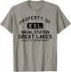Property of Naval Station Great Lakes Athletic Department T-Shirt - T-Shirt | Sand