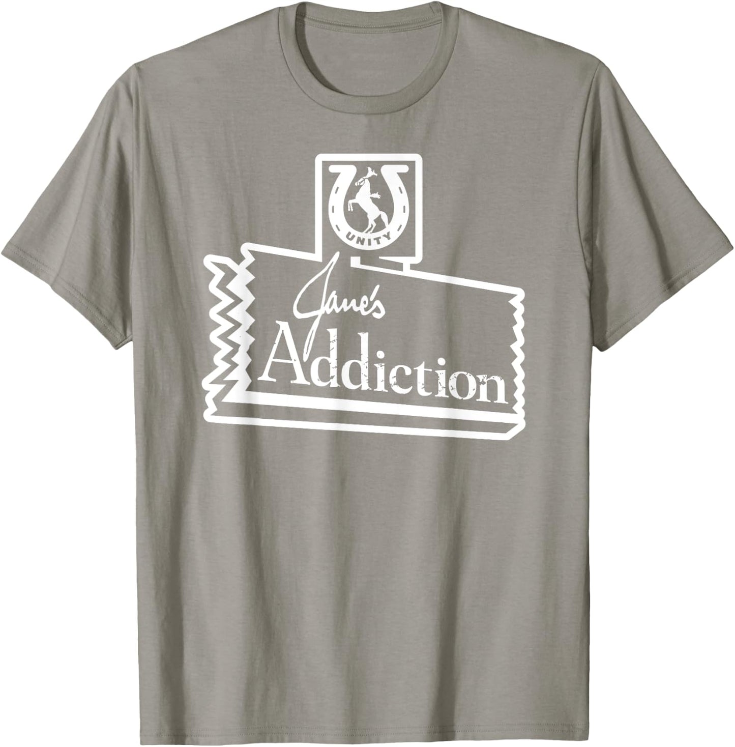 Jane’s Addiction – Horse Logo In Baby Blue T-Shirt - T-Shirt | Sand