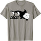 Funny orcat orca whale cat orcat pun joke fish cats feline Women Kids T-Shirt - T-Shirt | Sand