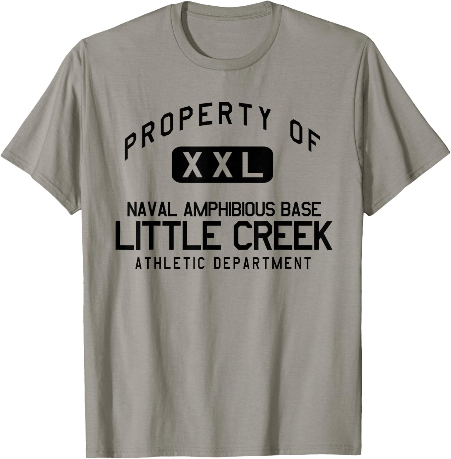Property of Naval Amphibious Base Little Creek Athletic Dept T-Shirt - T-Shirt | Sand