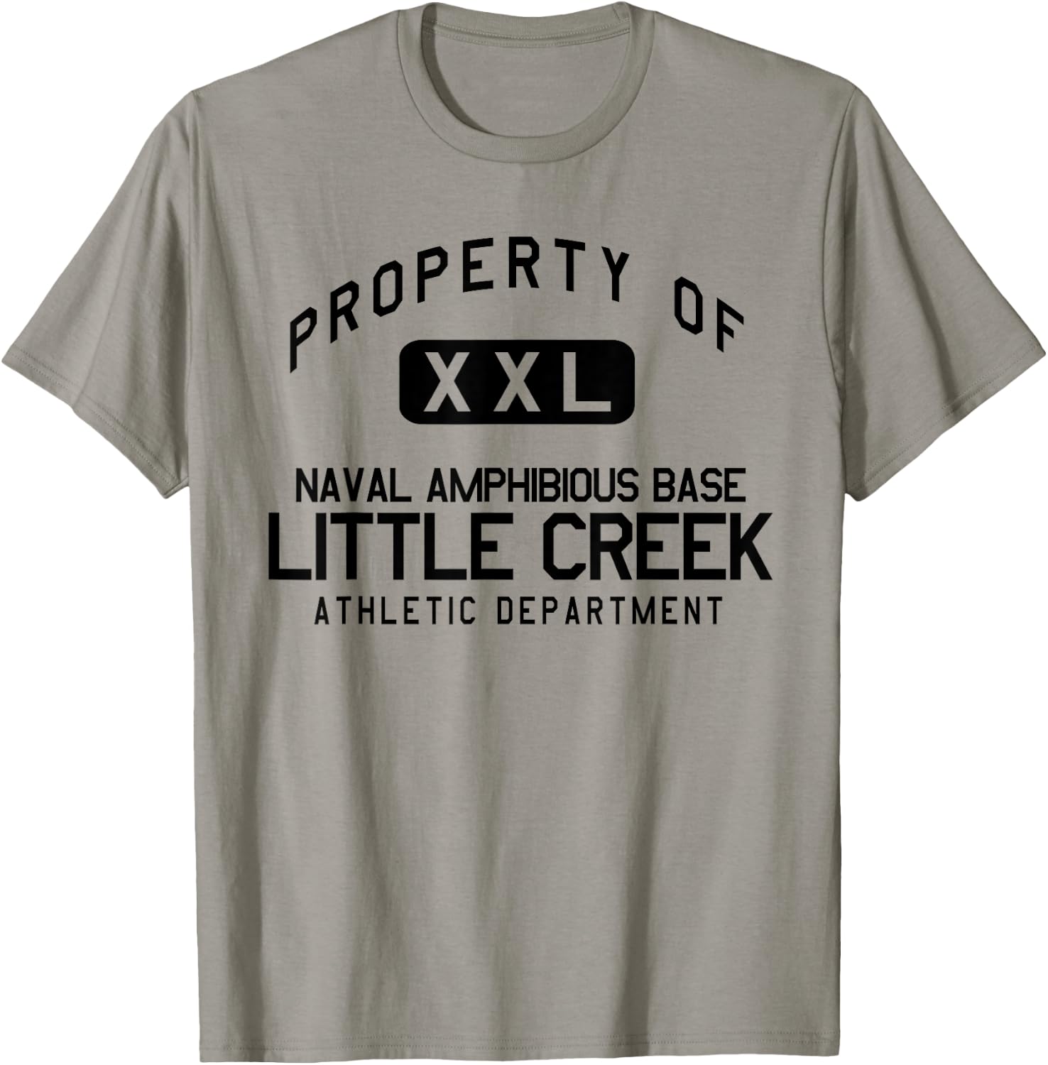 Property of Naval Amphibious Base Little Creek Athletic Dept T-Shirt - T-Shirt | Sand