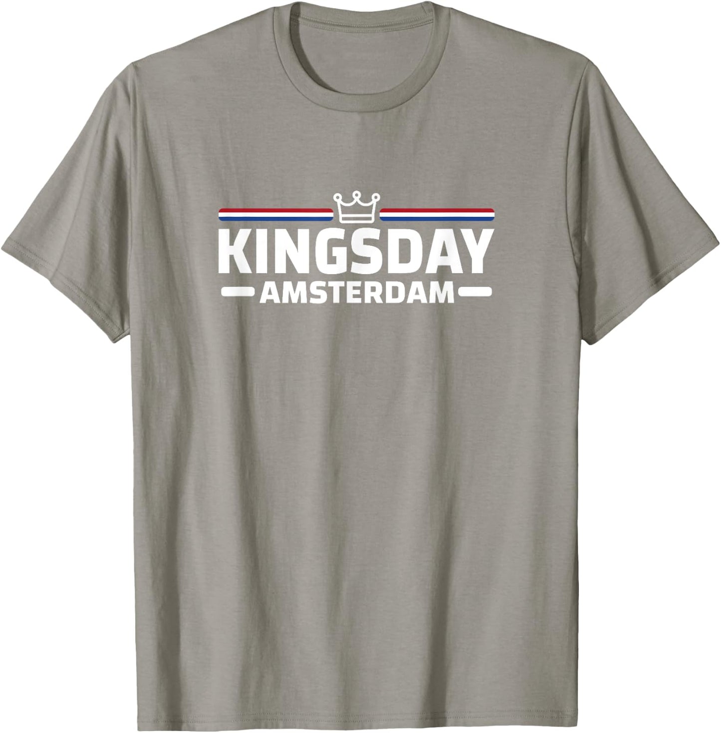 Kingsday Amsterdam Koningsdag Netherlands Flag Dutch T-Shirt - T-Shirt | Sand