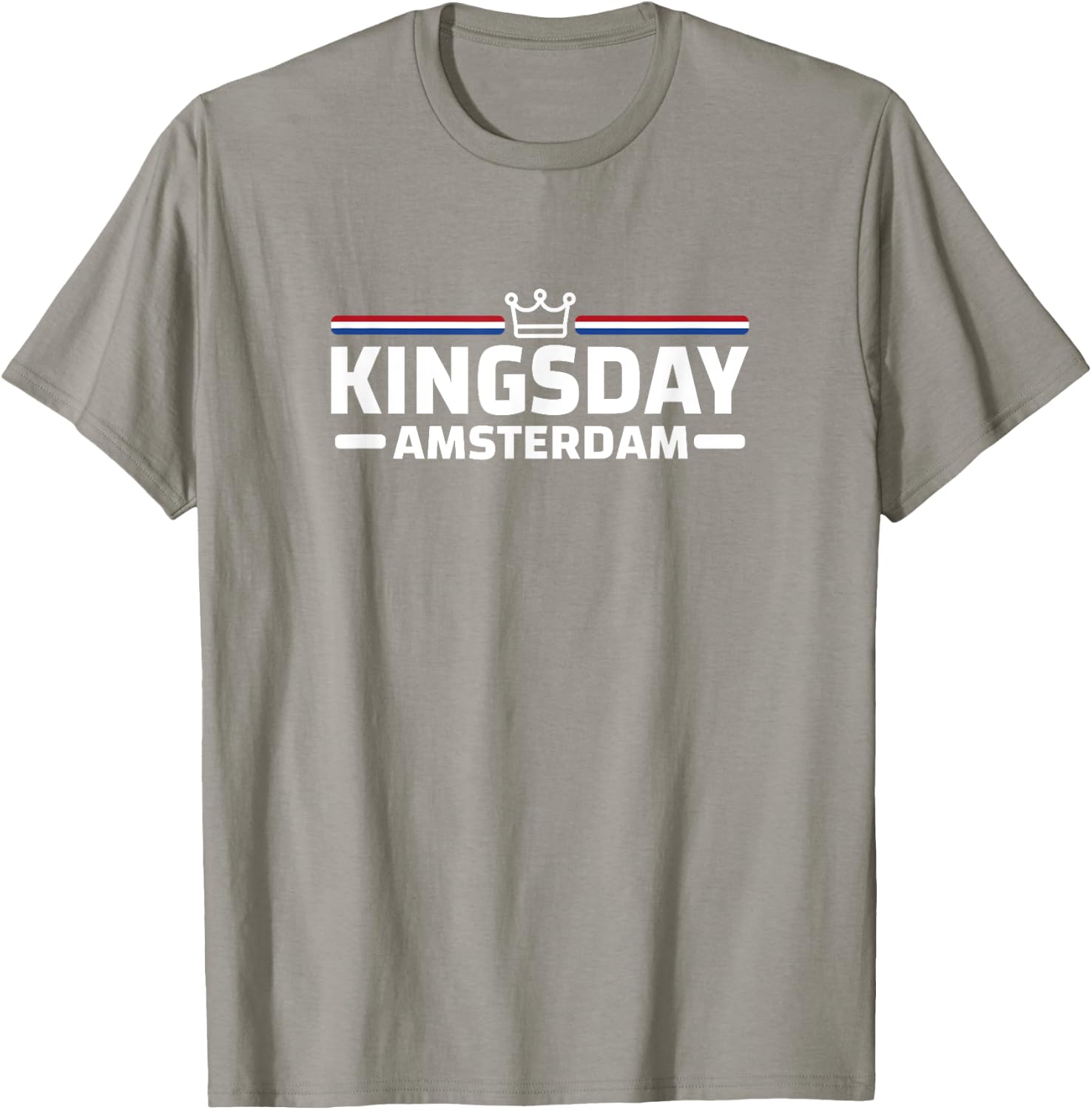 Kingsday Amsterdam Koningsdag Netherlands Flag Dutch T-Shirt - T-Shirt | Sand