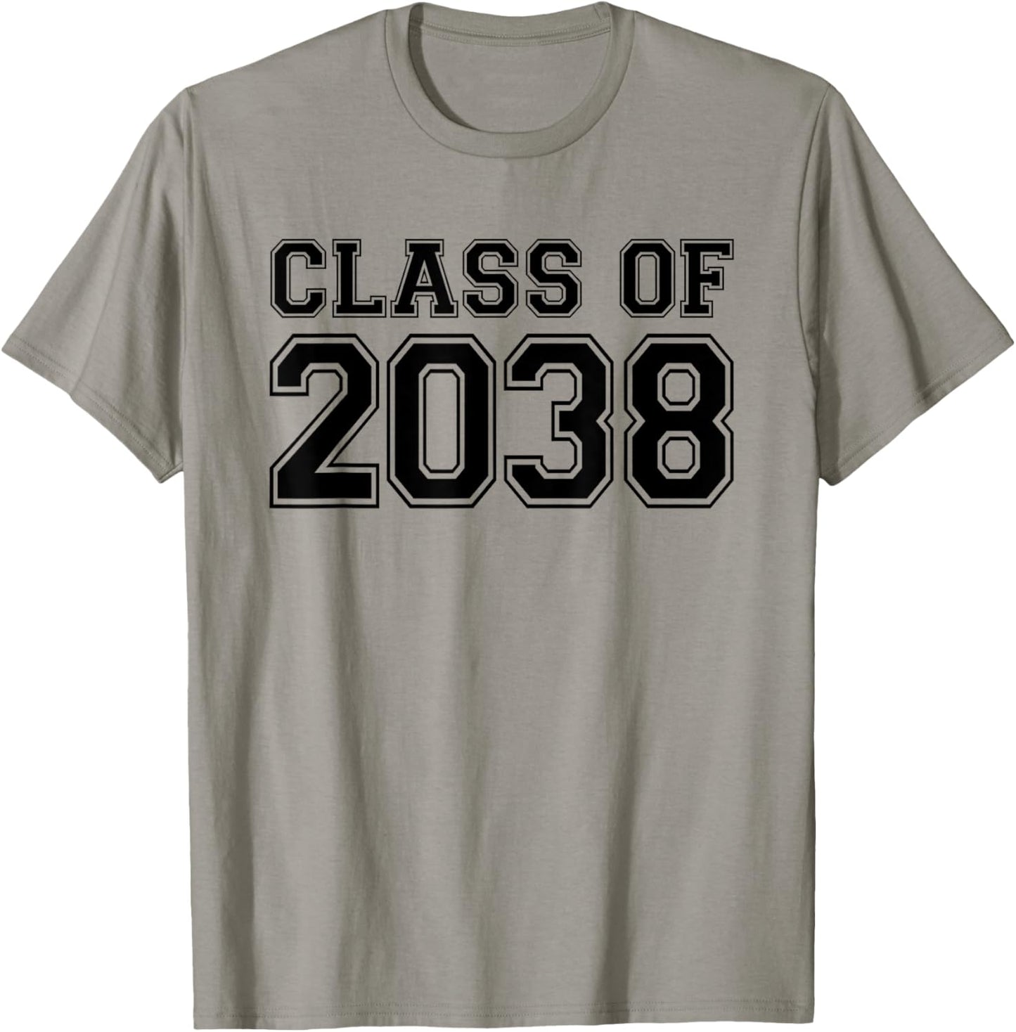 Kindergarten Class of 2038 First Day School Graduation T-Shirt - T-Shirt | Sand