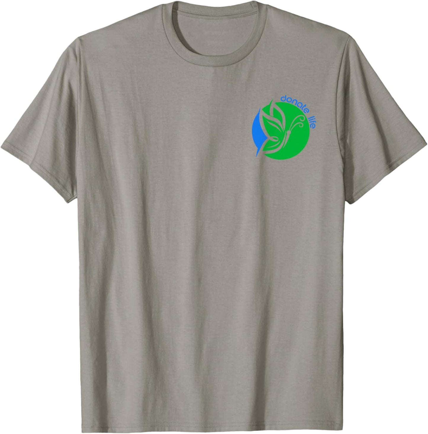 Organ Donor Awareness a Butterfly and Organ Donation Logo T-Shirt - T-Shirt | Sand