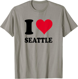 I Love Seattle T-Shirt - T-Shirt | Sand