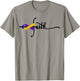 Bladder Cancer Faith Ribbon Warrior Bladder Cancer Awareness T-Shirt - T-Shirt | Sand