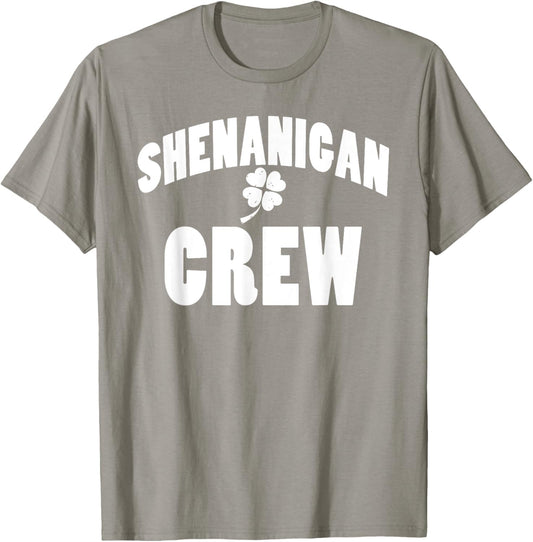 Funny Shenanigan Crew festive this St. Patrick's Day cool T-Shirt - T-Shirt | Sand