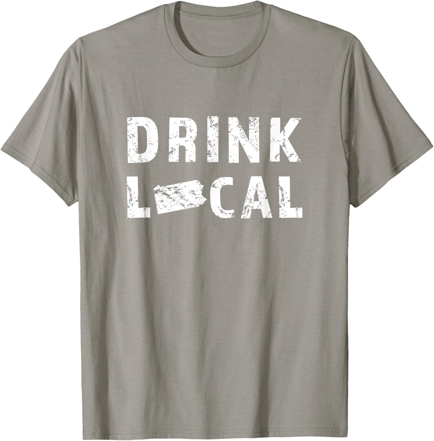Drink Local Pennsylvania Craft Beer PA Breweries Gift T-Shirt - T-Shirt | Sand