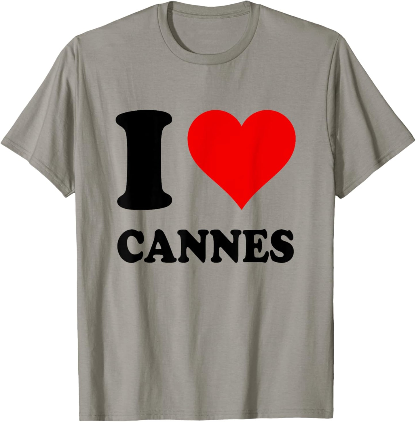 I Love Cannes T-Shirt - T-Shirt | Sand