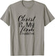 Christ Is My Foundation Slogan,Christian Clothing, Christian T-Shirt - T-Shirt | Sand