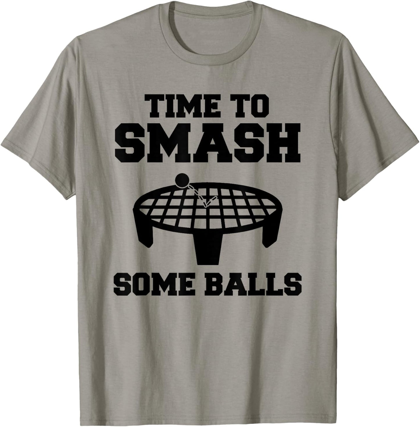 Time to Smash Some Balls! Funny Spike Ball T-Shirt - T-Shirt | Sand