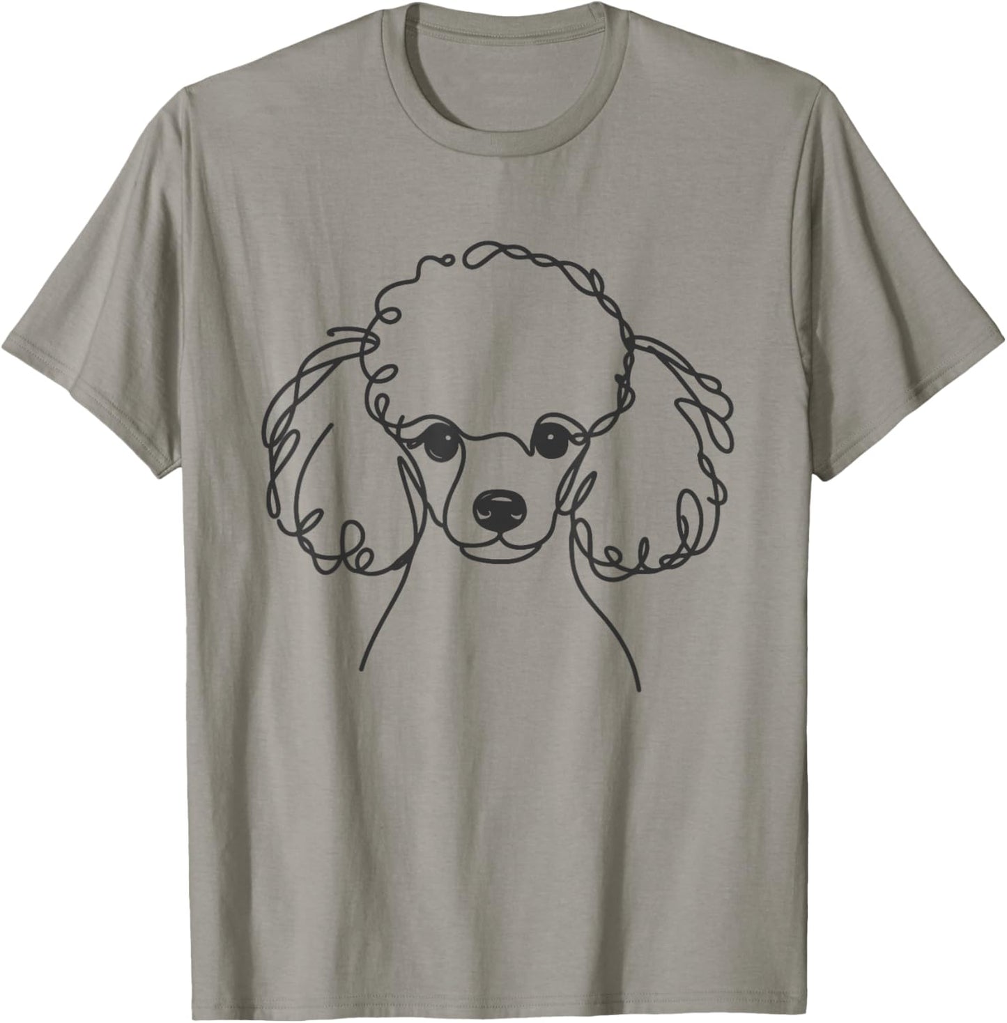 Line Art Dad Mom Dog - Toy Poodle Women T-Shirt - T-Shirt | Sand