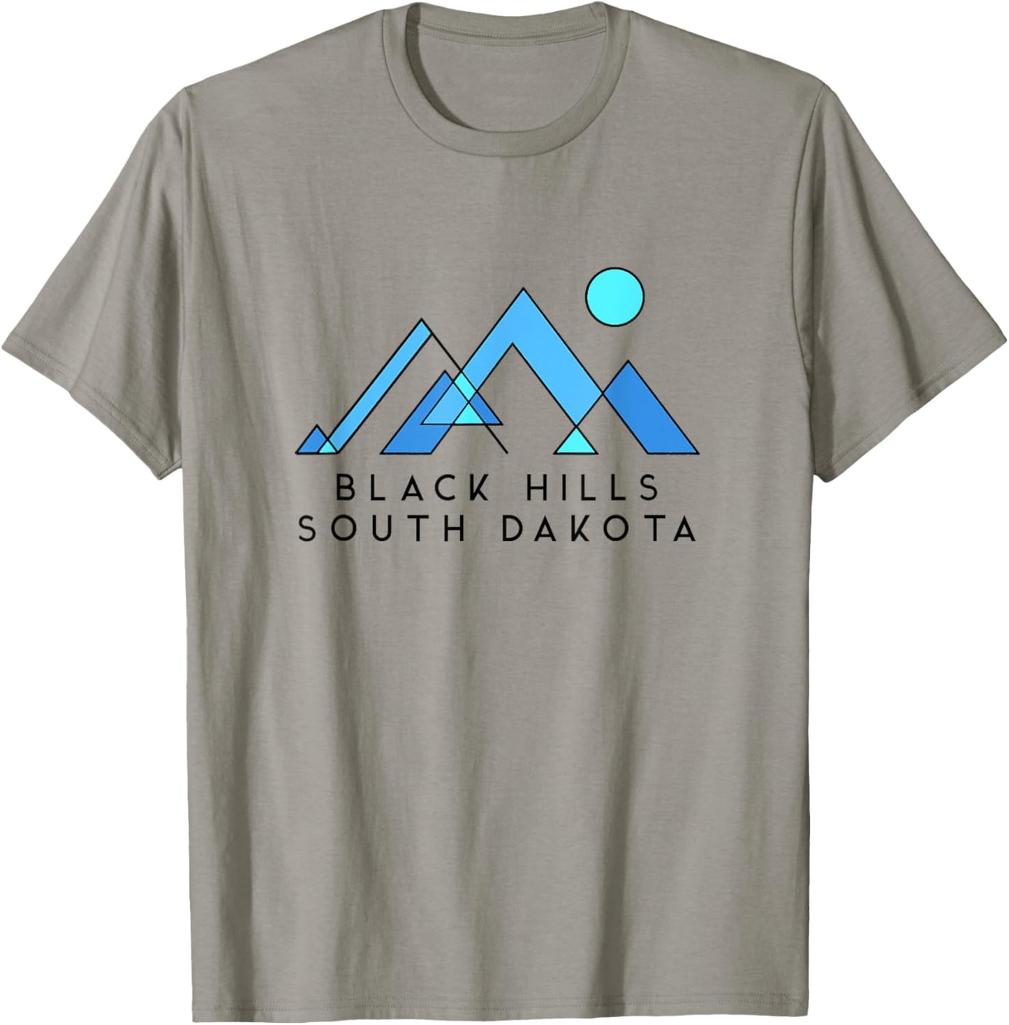 Black Hills South Dakota | Black Hills SD Abstract T-Shirt - T-Shirt | Sand