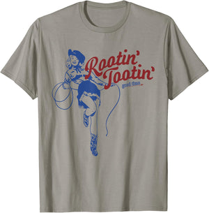 Rootin Tootin Good Time Cowgirl Funny Saying T-Shirt - T-Shirt | Sand