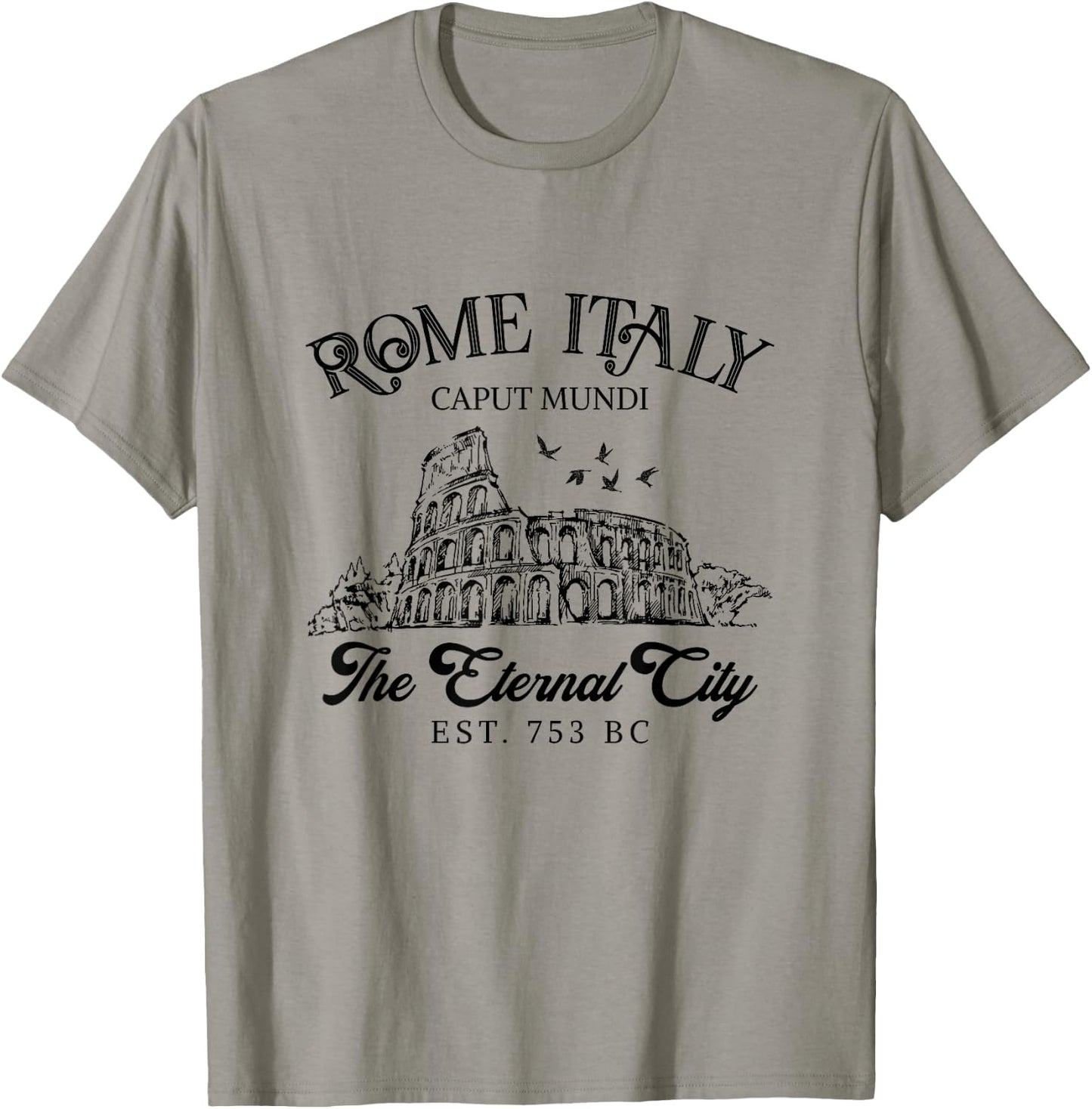 Rome Italy The Eternal City Traveling Girls Trip Italian T-Shirt - T-Shirt | Sand