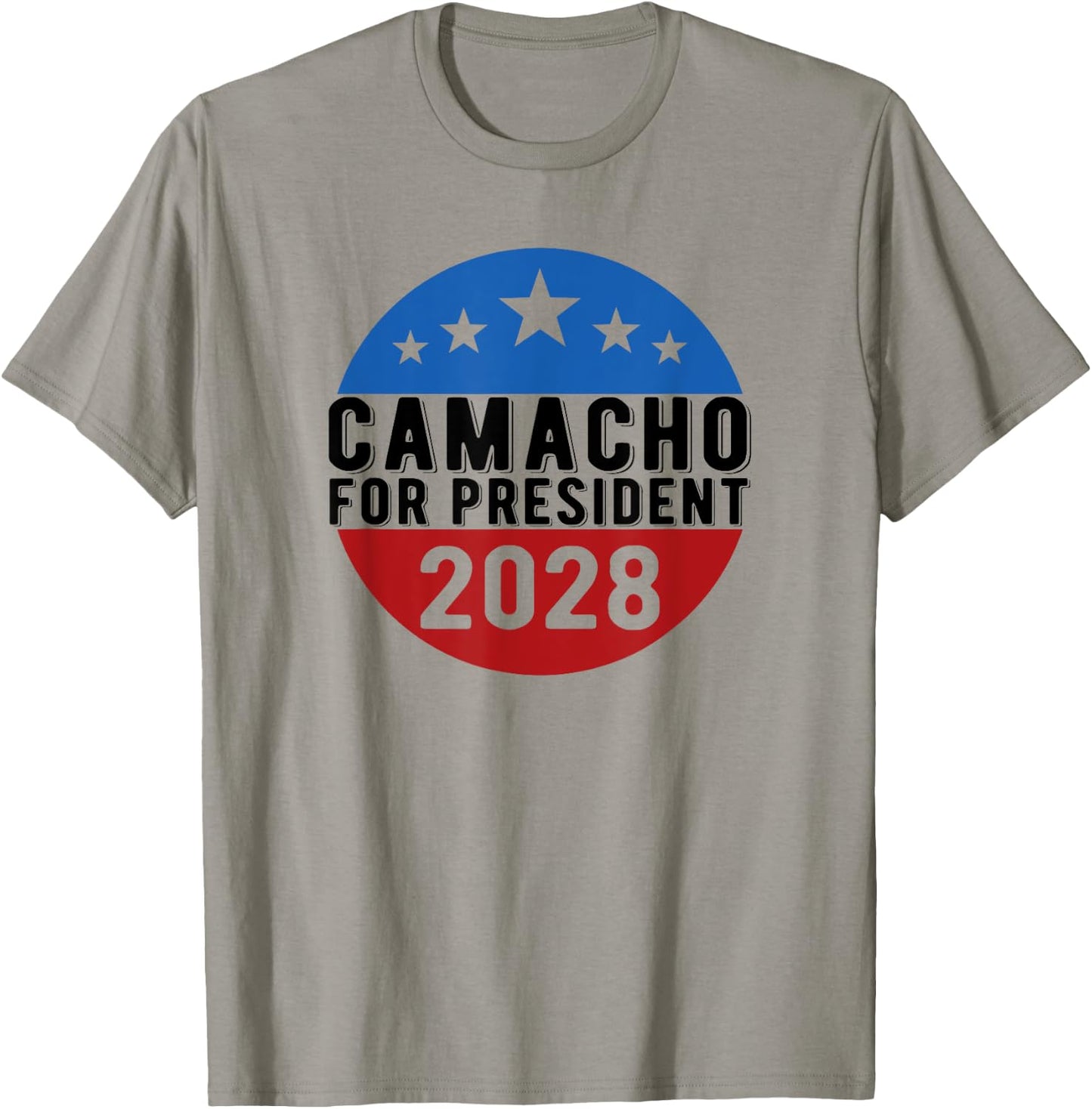 Camacho for President 2028 USA Funny T-Shirt - T-Shirt | Sand