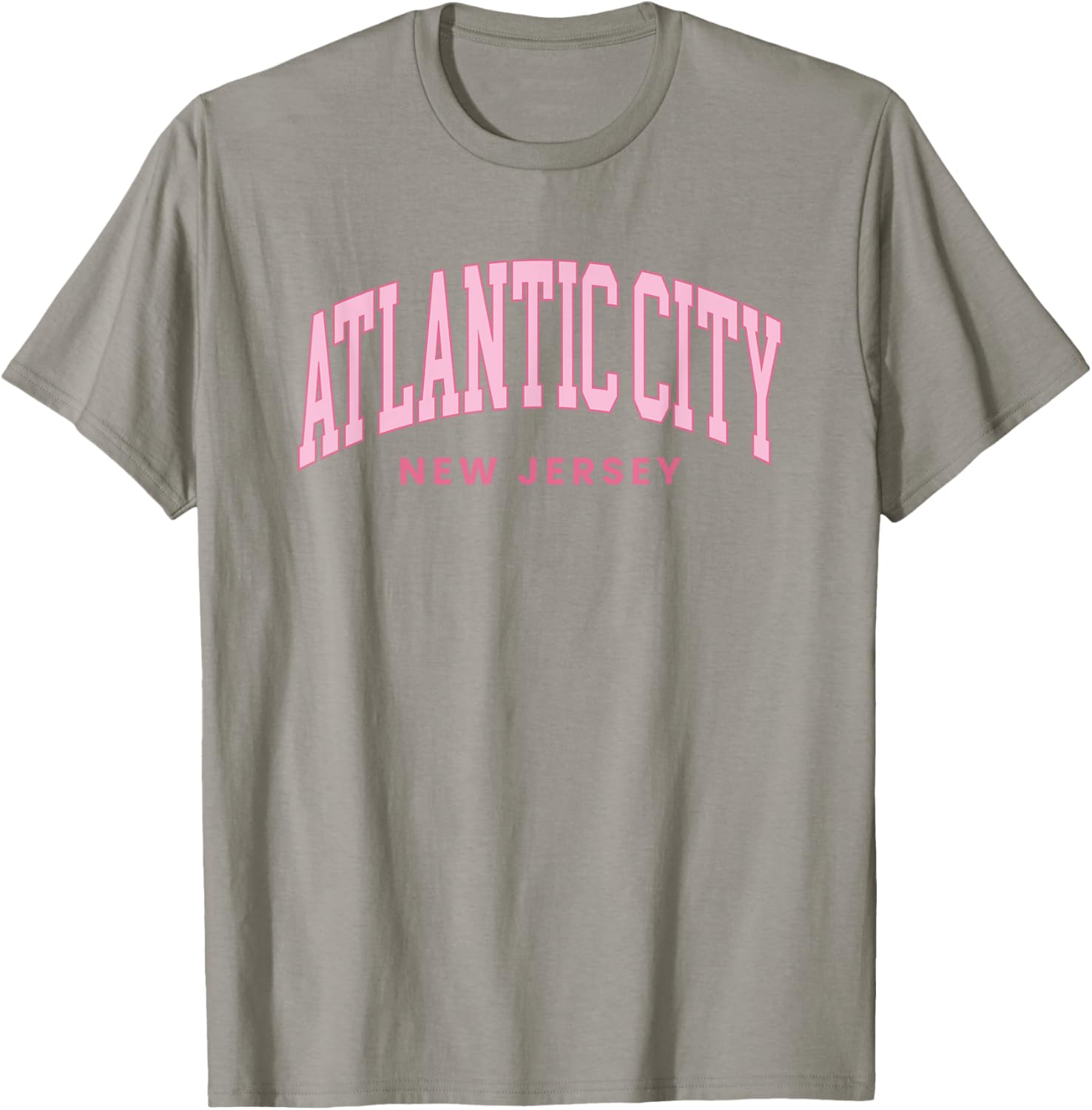 Atlantic City New Jersey Retro Preppy Throwback Girls T-Shirt - T-Shirt | Sand