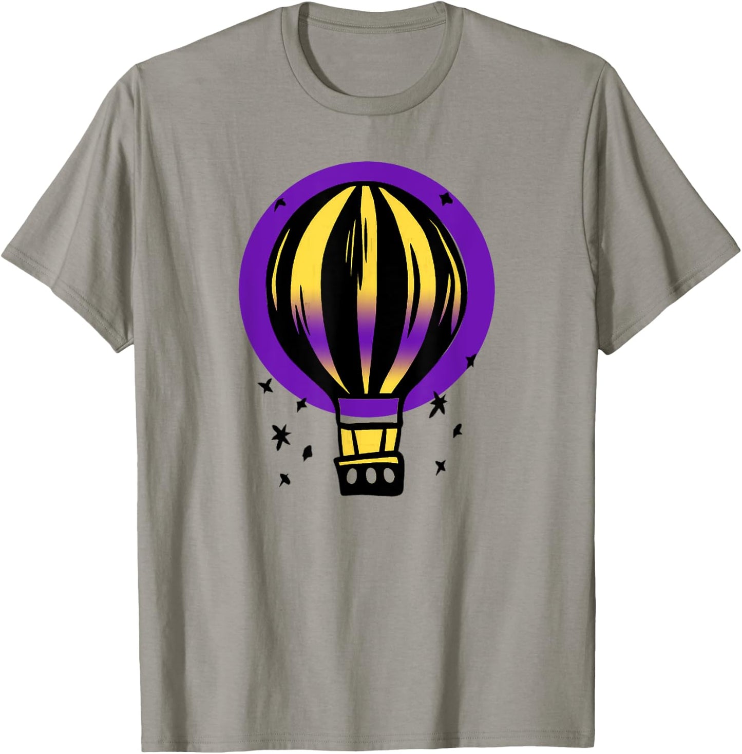 Intersex Pride Hot Air Balloon LGBT Intersex Flag Outdoor T-Shirt - T-Shirt | Sand