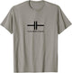 Standard - Black Logo with Text T-Shirt - T-Shirt | Sand