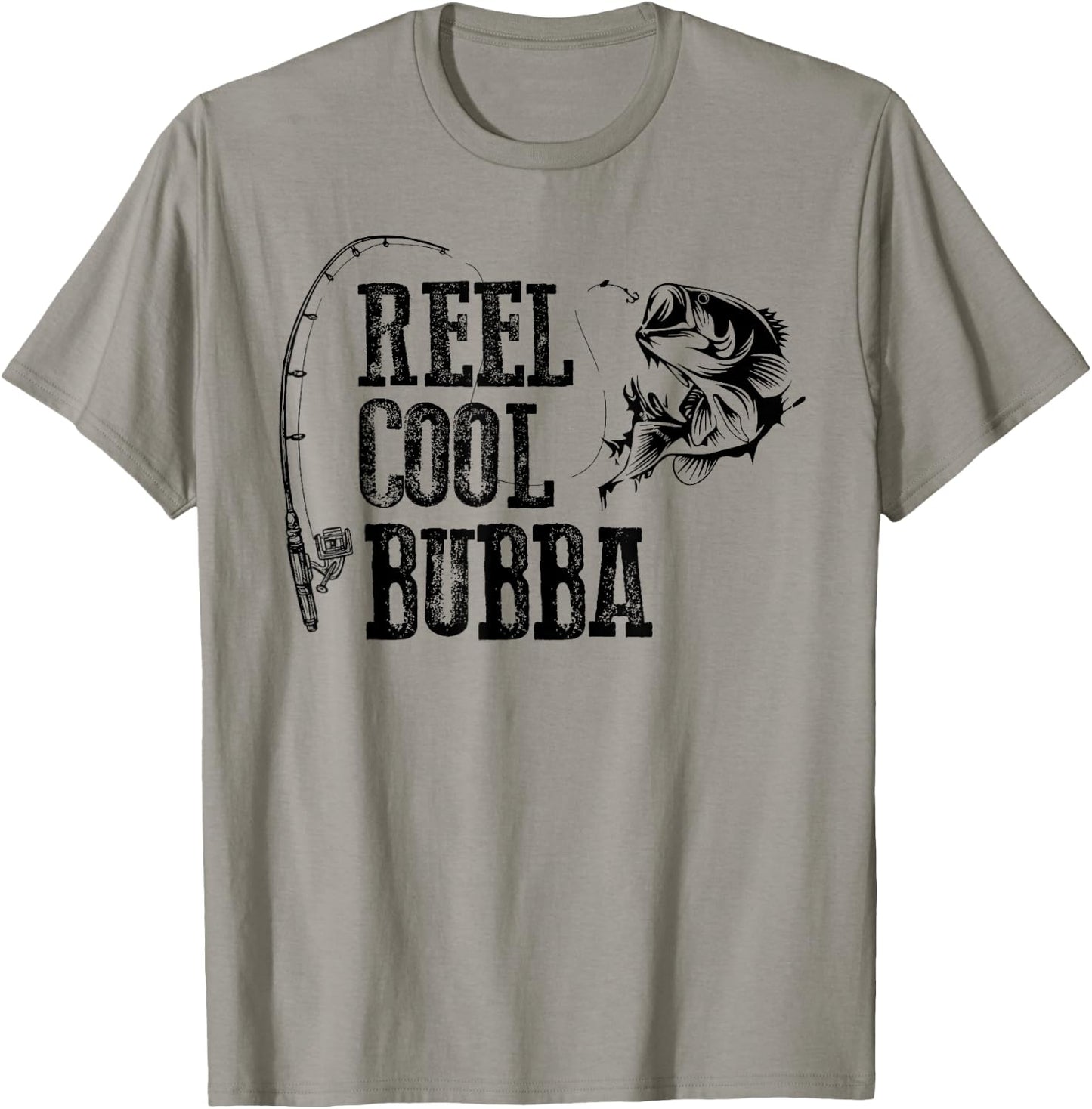 Bubba Fishing: Reel Cool Bubba Funny Gift T-Shirt - T-Shirt | Sand