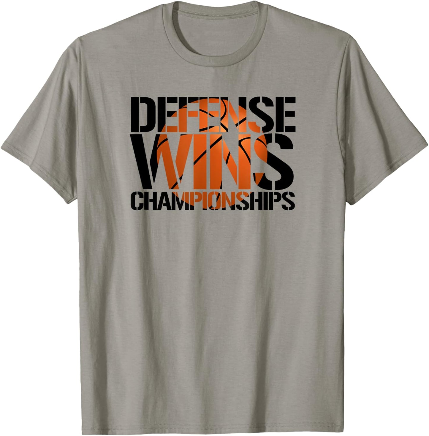 Defense Wins Championships basketball team logo T-Shirt - T-Shirt | Sand