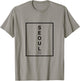 Seoul City South Korea Coordinates Minimalist T-Shirt - T-Shirt | Sand