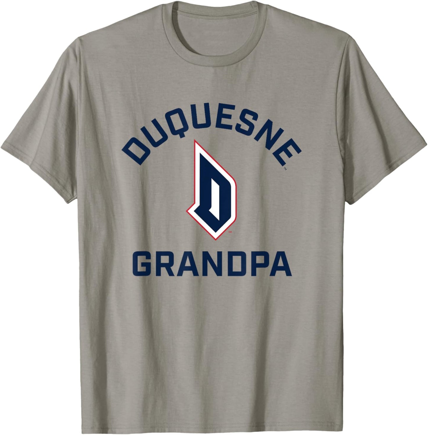 Duquesne University Dukes Arched Grandpa T-Shirt - T-Shirt | Sand