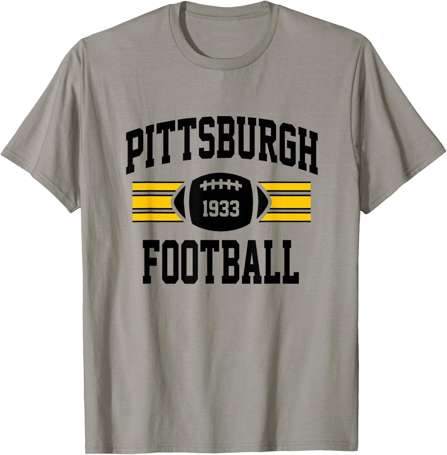 Pittsburgh Football Athletic Vintage Sports Team Fan Gift T-Shirt - T-Shirt | Sand