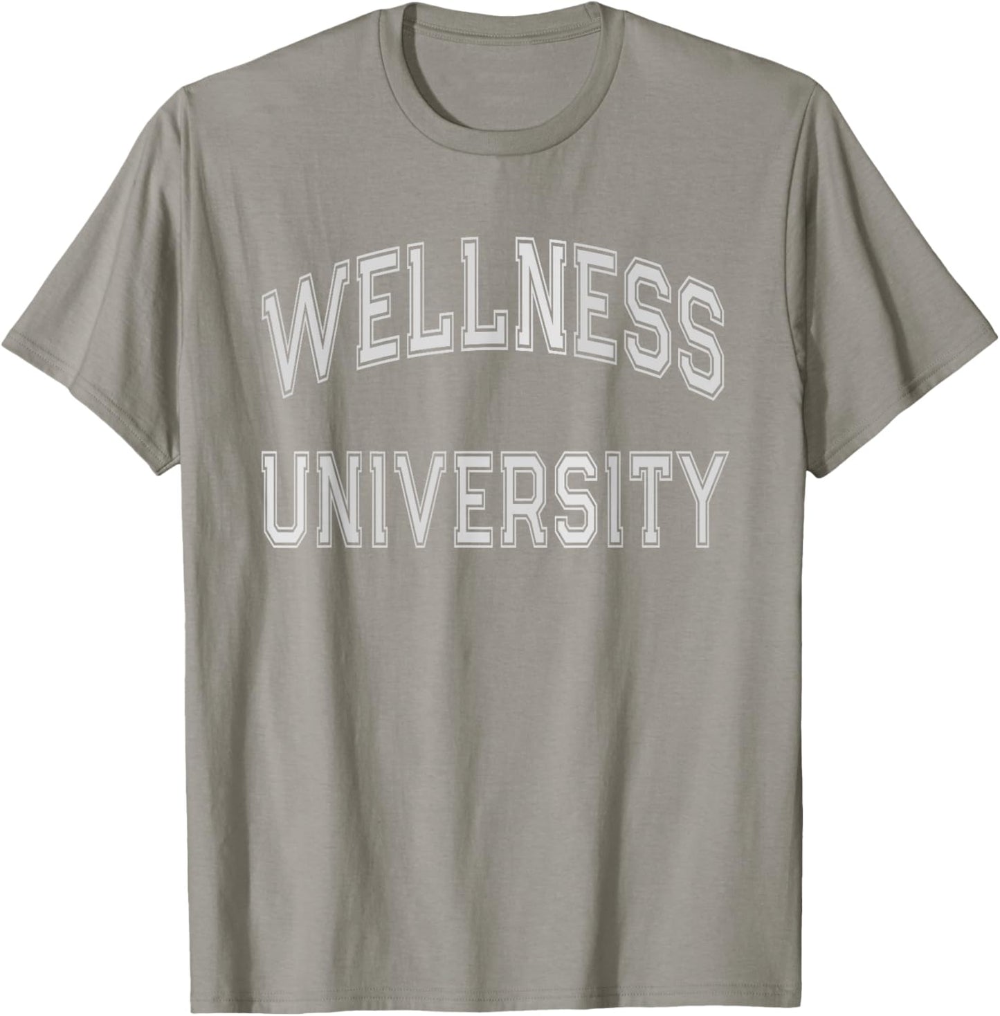 WELLNESS UNIVERSITY Squad Fitness Coach Gym Health Trainer T-Shirt - T-Shirt | Sand