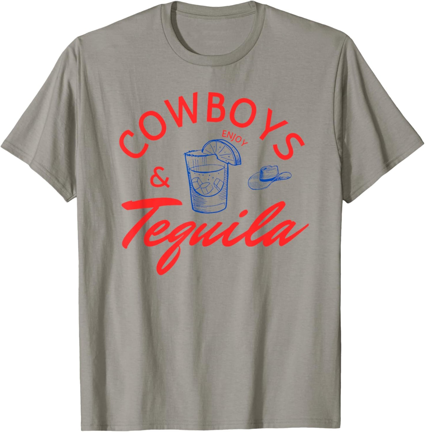 Western Cowgirl Women Country Music Cowboys And Tequila T-Shirt - T-Shirt | Sand