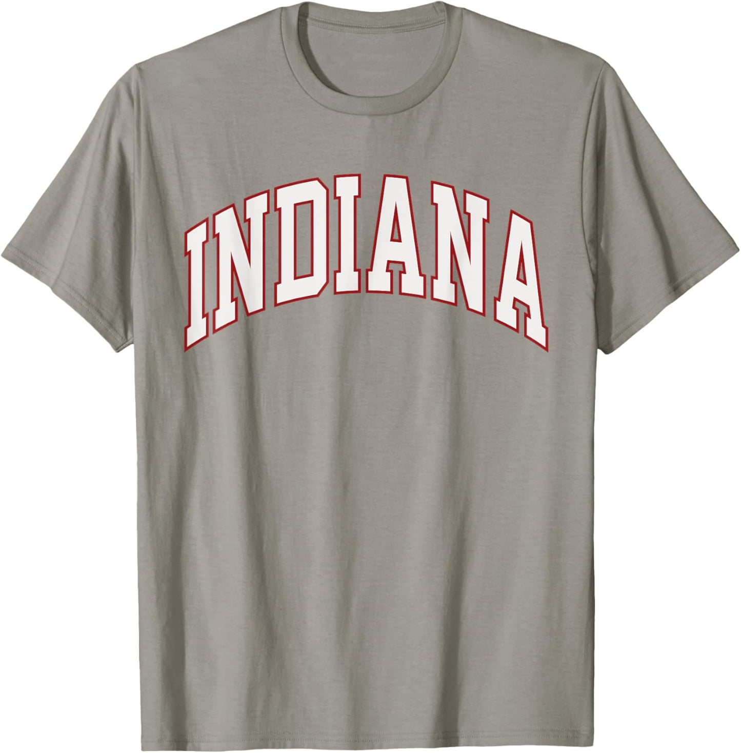 Retro Indiana Men Indiana Women Vintage Red White Souvenir T-Shirt - T-Shirt | Sand