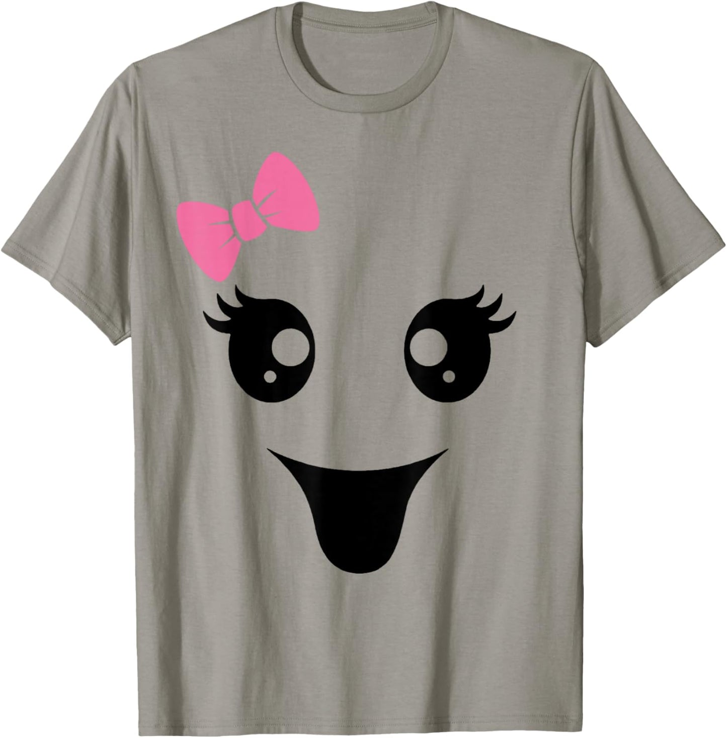 Cute Ghost Face, Boy Girl Funny T-Shirt - T-Shirt | Sand