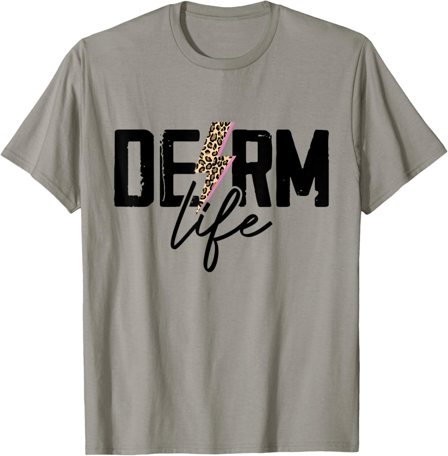 Derm Life Cosmetic Dermatologist Dermatology Nurse T-Shirt - T-Shirt | Sand