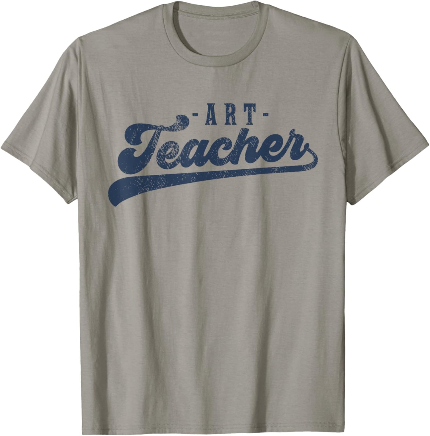 Art Teacher Men Women Cute Vintage Graphic Art Teacher T-Shirt - T-Shirt | Sand