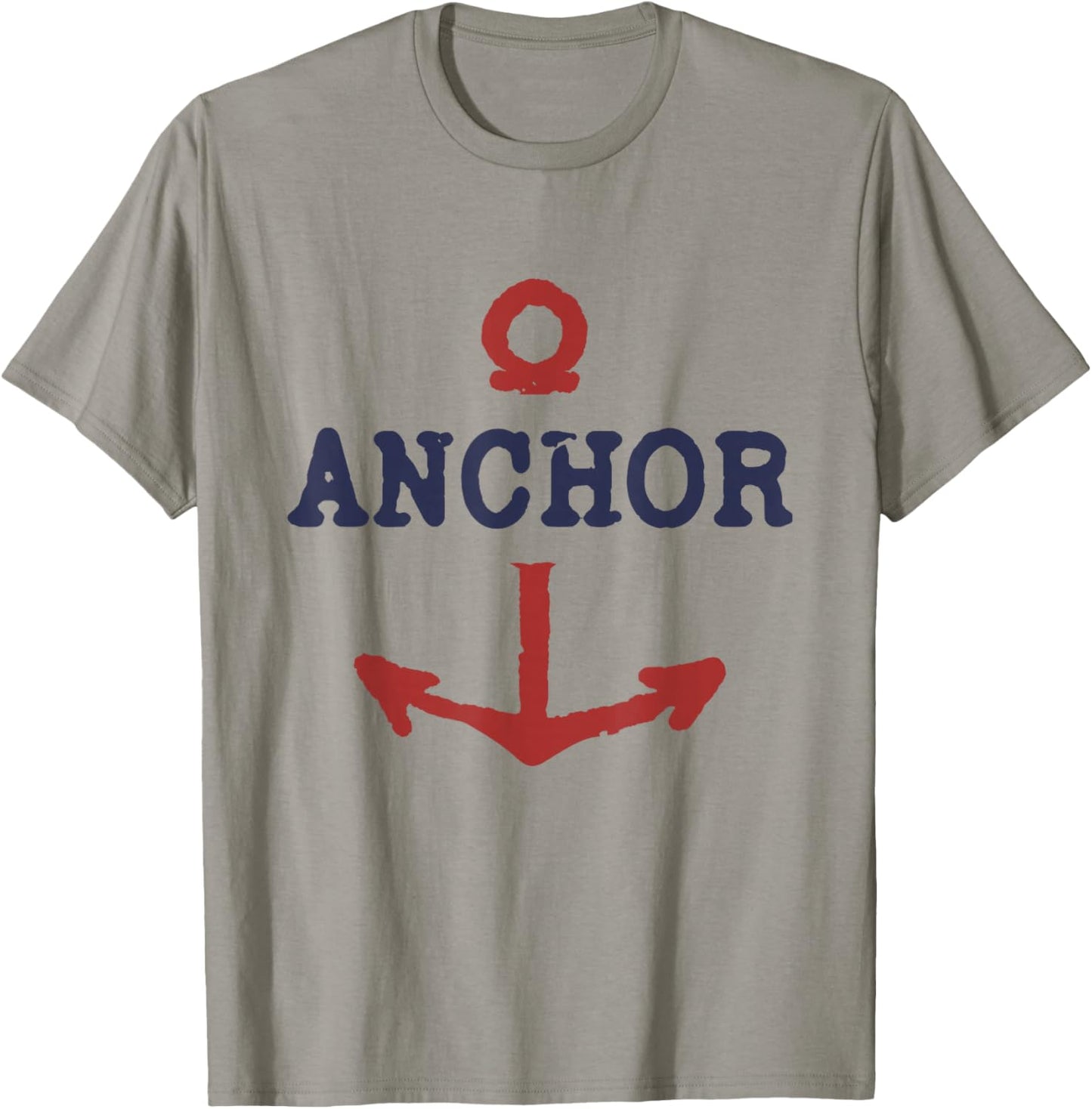 Vintage Distressed Anchor T-Shirt - T-Shirt | Sand